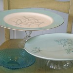 Upcycled Cake Plates Upcycled Cake Plates