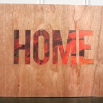 Home Wood Print Home Wood Print